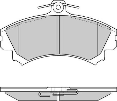 E.T.F. 12-0702 - Тормозные колодки, дисковые, комплект avtokuzovplus.com.ua