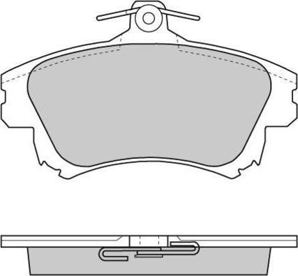 E.T.F. 12-0703 - Тормозные колодки, дисковые, комплект avtokuzovplus.com.ua