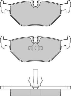 E.T.F. 12-0710 - Тормозные колодки, дисковые, комплект avtokuzovplus.com.ua