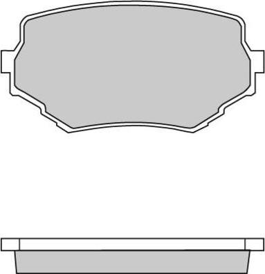 E.T.F. 12-0713 - Тормозные колодки, дисковые, комплект avtokuzovplus.com.ua