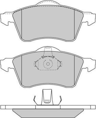 E.T.F. 12-0723 - Тормозные колодки, дисковые, комплект avtokuzovplus.com.ua