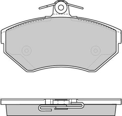 E.T.F. 12-0730 - Тормозные колодки, дисковые, комплект avtokuzovplus.com.ua