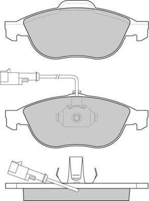 E.T.F. 12-0746 - Гальмівні колодки, дискові гальма autocars.com.ua