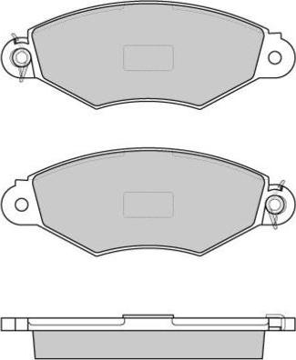 E.T.F. 12-0749 - Гальмівні колодки, дискові гальма autocars.com.ua