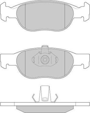 E.T.F. 12-0770 - Гальмівні колодки, дискові гальма autocars.com.ua