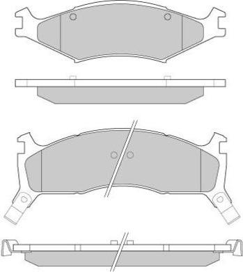 E.T.F. 12-0772 - Гальмівні колодки, дискові гальма autocars.com.ua