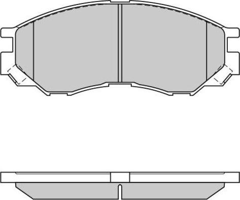 E.T.F. 12-0775 - Тормозные колодки, дисковые, комплект autodnr.net