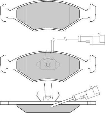 E.T.F. 12-0776 - Гальмівні колодки, дискові гальма autocars.com.ua