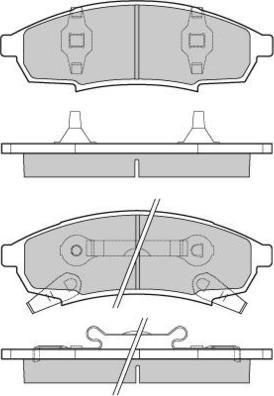 Ruville D37672650 - Тормозные колодки, дисковые, комплект autodnr.net