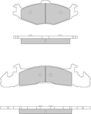 E.T.F. 12-0793 - Гальмівні колодки, дискові гальма autocars.com.ua