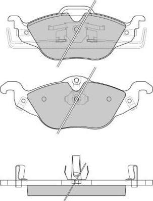 E.T.F. 12-0810 - Гальмівні колодки, дискові гальма autocars.com.ua