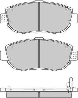 E.T.F. 12-0832 - Тормозные колодки, дисковые, комплект avtokuzovplus.com.ua