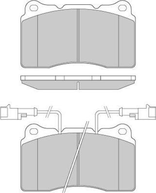 E.T.F. 12-0836 - Тормозные колодки, дисковые, комплект autodnr.net