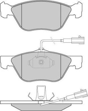 E.T.F. 12-0838 - Тормозные колодки, дисковые, комплект autodnr.net