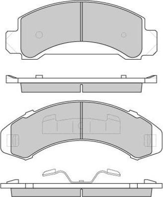 E.T.F. 12-0840 - Тормозные колодки, дисковые, комплект autodnr.net