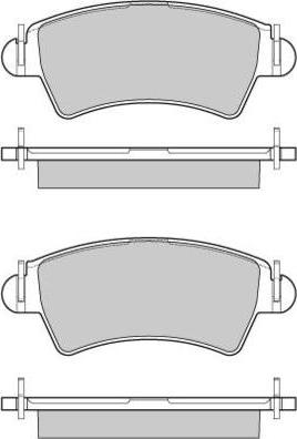 E.T.F. 12-0879 - Тормозные колодки, дисковые, комплект avtokuzovplus.com.ua