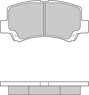 E.T.F. 12-0894 - Тормозные колодки, дисковые, комплект autodnr.net