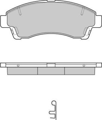 Ashuki 1080-4503 - Гальмівні колодки, дискові гальма autocars.com.ua