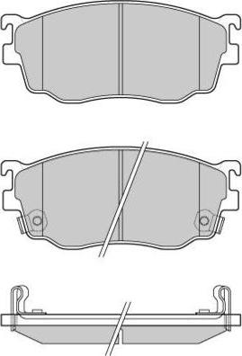 E.T.F. 12-0912 - Тормозные колодки, дисковые, комплект avtokuzovplus.com.ua