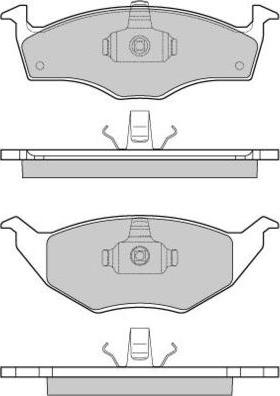 E.T.F. 12-0914 - Тормозные колодки, дисковые, комплект autodnr.net