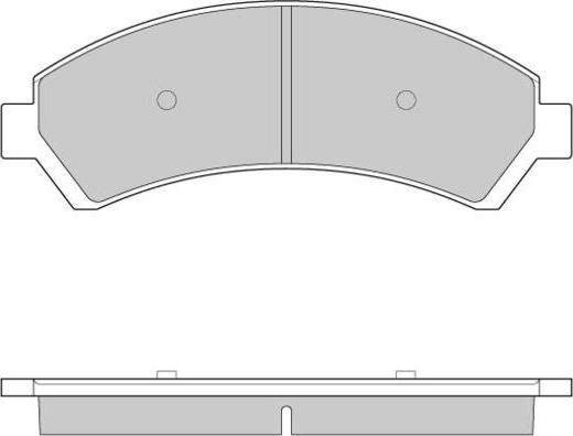 BENDIX D726 - Тормозные колодки, дисковые, комплект avtokuzovplus.com.ua