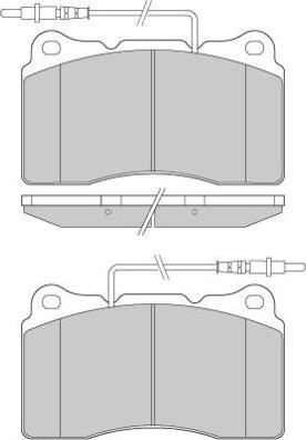 E.T.F. 12-0924 - Тормозные колодки, дисковые, комплект avtokuzovplus.com.ua