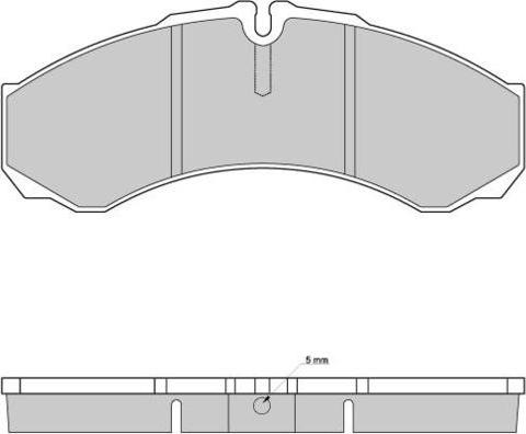 E.T.F. 12-0925 - Тормозные колодки, дисковые, комплект autodnr.net