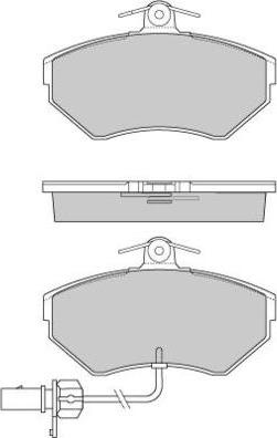 E.T.F. 12-0935 - Тормозные колодки, дисковые, комплект avtokuzovplus.com.ua