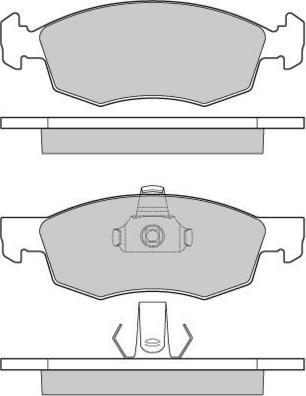 E.T.F. 12-0951 - Гальмівні колодки, дискові гальма autocars.com.ua