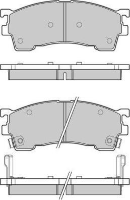 E.T.F. 12-0961 - Гальмівні колодки, дискові гальма autocars.com.ua