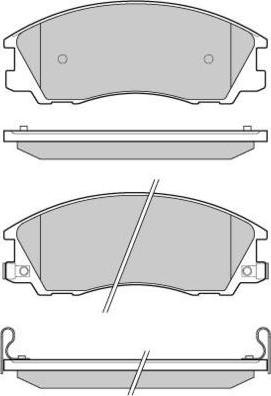 E.T.F. 12-0971 - Гальмівні колодки, дискові гальма autocars.com.ua