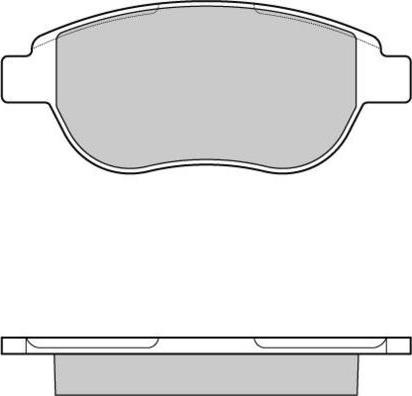 E.T.F. 12-0972 - Тормозные колодки, дисковые, комплект avtokuzovplus.com.ua