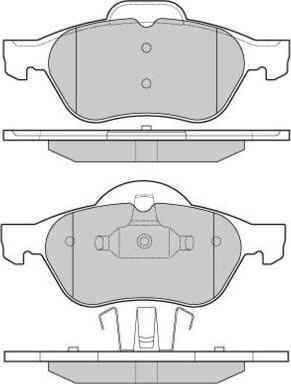 E.T.F. 12-0981 - Гальмівні колодки, дискові гальма autocars.com.ua