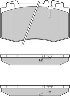 E.T.F. 12-0986 - Тормозные колодки, дисковые, комплект autodnr.net