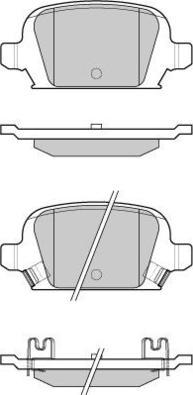 E.T.F. 12-0987 - Тормозные колодки, дисковые, комплект autodnr.net