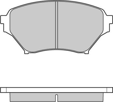 E.T.F. 12-0990 - Гальмівні колодки, дискові гальма autocars.com.ua