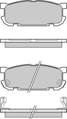 E.T.F. 12-0992 - Тормозные колодки, дисковые, комплект avtokuzovplus.com.ua