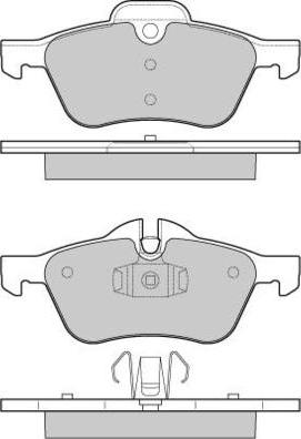 E.T.F. 12-0995 - Тормозные колодки, дисковые, комплект avtokuzovplus.com.ua