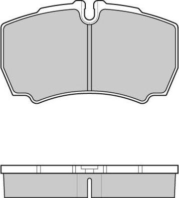 E.T.F. 12-1025 - Тормозные колодки, дисковые, комплект avtokuzovplus.com.ua