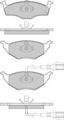 E.T.F. 12-1032 - Тормозные колодки, дисковые, комплект autodnr.net