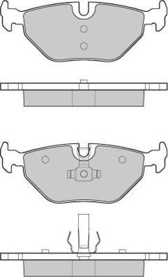 E.T.F. 12-1051 - Гальмівні колодки, дискові гальма autocars.com.ua
