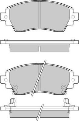 Starline BD S776 - Гальмівні колодки, дискові гальма autocars.com.ua