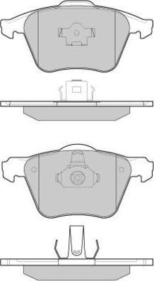 E.T.F. 12-1062 - Тормозные колодки, дисковые, комплект avtokuzovplus.com.ua