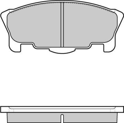 ACDelco AC860881D - Гальмівні колодки, дискові гальма autocars.com.ua