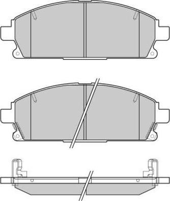 E.T.F. 12-1068 - Гальмівні колодки, дискові гальма autocars.com.ua