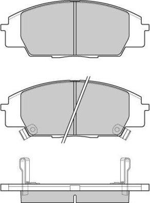 LPR 5P1070 - Гальмівні колодки, дискові гальма autocars.com.ua