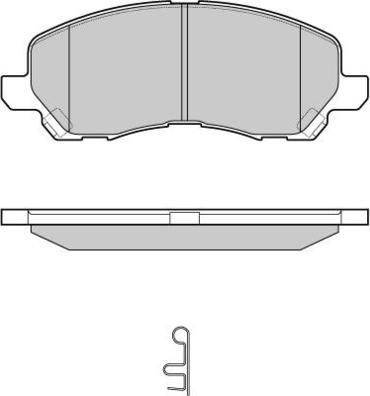 E.T.F. 12-1080 - Гальмівні колодки, дискові гальма autocars.com.ua