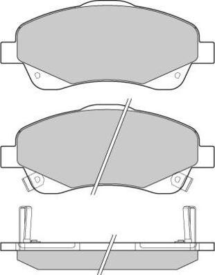 E.T.F. 12-1094 - Гальмівні колодки, дискові гальма autocars.com.ua