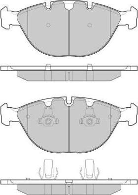 E.T.F. 12-1096 - Гальмівні колодки, дискові гальма autocars.com.ua