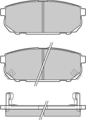 BENDIX DB1673 - Гальмівні колодки, дискові гальма autocars.com.ua